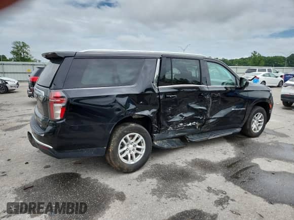 2023 Chevrolet Suburban LT z VIN 1GNSKCKD2PR354443, wystawiony jako Copart lot #58802075 z przebiegiem 69 307 mil mil oraz Szkoda całkowita • Salvage title. Historia ofert i sprzedaży dostępna na DreamBid. Obrazek 3.