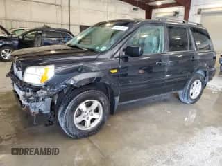 2006 Honda Pilot EX-L with VIN 5FNYF18746B014518, listed as a Copart auction lot 68541235 with 259,371 mi miles and Salvage title. Bid and sale history available at DreamBid. Image 1.