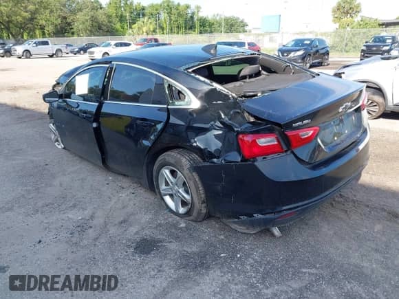 2022 Chevrolet Malibu LS with VIN 1G1ZB5ST1NF186859, listed as a IAAI auction lot 42461582 with Not provided miles and . Bid and sale history available at DreamBid. Image 3.