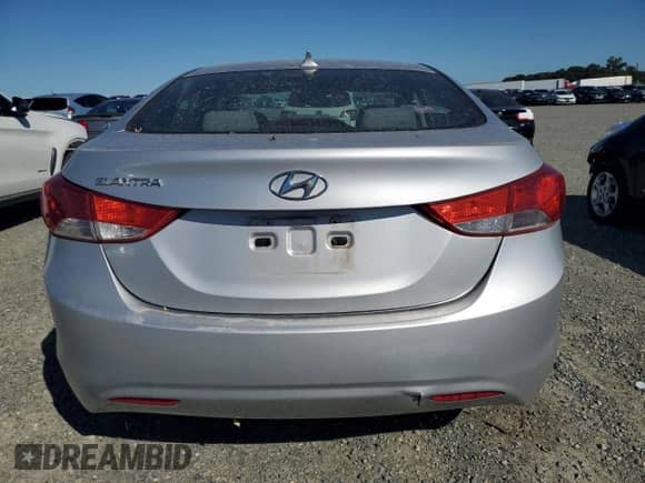 2012 Hyundai Elantra GLS with VIN KMHDH4AE4CU419859, listed as a Copart auction lot 82267225 with 187,070 mi miles and Salvage title. Bid and sale history available at DreamBid. Image 6.