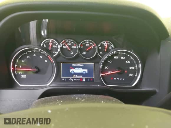 2022 Chevrolet Silverado 1500 LT Trail Boss z VIN 1GCPYFED7NZ188749, wystawiony jako IAAI lot #41905503 z przebiegiem 49 383 mil mil oraz . Historia ofert i sprzedaży dostępna na DreamBid. Obrazek 7.