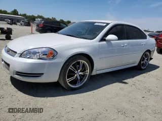 2013 Chevrolet Impala LS z VIN 2G1WF5E30D1260992, wystawiony jako Copart lot #66925535 z przebiegiem 100 473 mil mil oraz Szkoda całkowita • Salvage title. Historia ofert i sprzedaży dostępna na DreamBid. Obrazek 1.