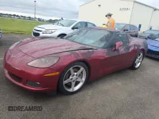 2006 Chevrolet Corvette with VIN 1G1YY26U565102237, listed as a Copart auction lot 75057494 with Not provided miles and Salvage title. Bid and sale history available at DreamBid. Image 1.