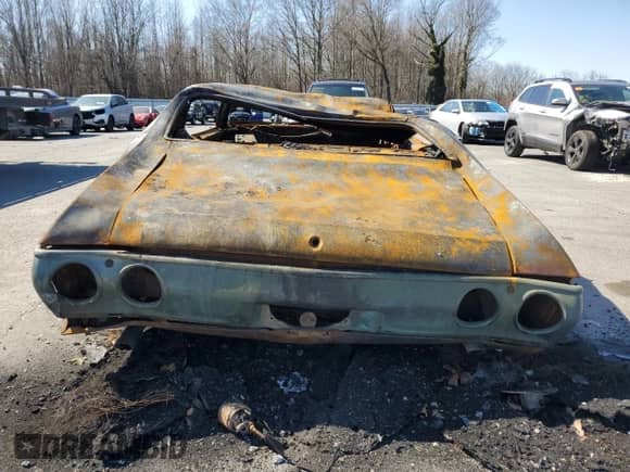 1972 Chevrolet Chevelle with VIN 1D37F2B573654, listed as a Copart auction lot 47596305 with Not provided miles and Salvage title. Bid and sale history available at DreamBid. Image 6.