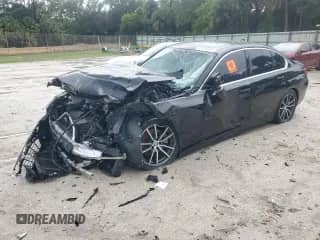 2020 BMW 3 Series 330i with VIN 3MW5R1J03L8B08166, listed as a Copart auction lot 82378265 with Not provided miles and Non repairable. Bid and sale history available at DreamBid. Image 1.