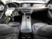 2015 Hyundai Genesis 3.8L with VIN KMHGN4JE8FU015232, listed as a Copart auction lot 90409925 with 123,472 mi miles and Salvage title. Bid and sale history available at DreamBid. Image 8.