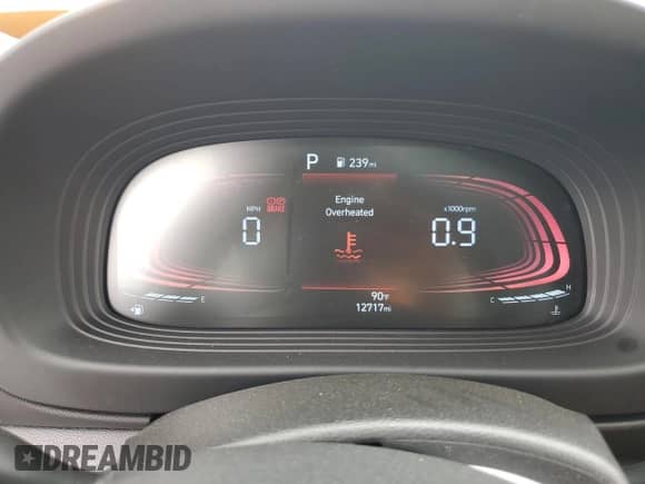 2025 Hyundai Venue Limited with VIN KMHRC8A33SU362658, listed as a Copart auction lot 81365895 with 12,717 mi miles and Salvage title. Bid and sale history available at DreamBid. Image 9.