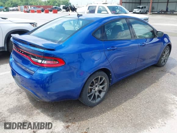 2013 Dodge Dart SXT with VIN 1C3CDFBA7DD103347, listed as a IAAI auction lot 42249318 with 124,437 mi miles and . Bid and sale history available at DreamBid. Image 4.