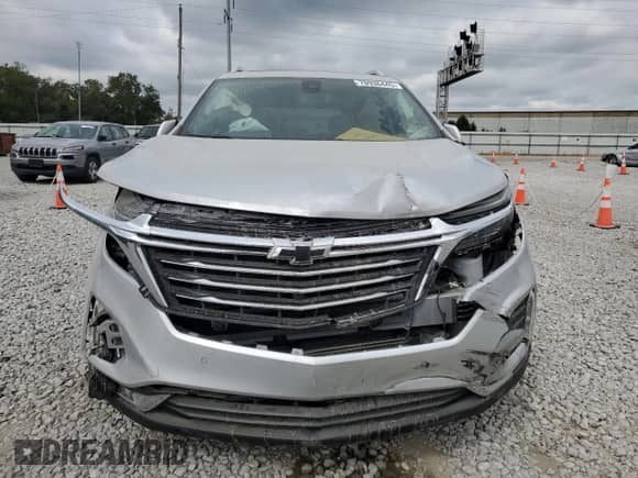 2022 Chevrolet Equinox Premier с VIN 2GNAXNEV5N6101476, выставлен на аукционе Copart как лот 70936445 с пробегом 32 391 миль миль и Списание • Salvage title. История ставок и продаж доступна на DreamBid. Изображение 5.