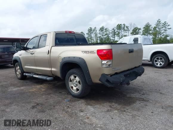 2007 Toyota Tundra Limited with VIN 5TBBV58107S457945, listed as a IAAI auction lot 43366333 with 218,369 mi miles and . Bid and sale history available at DreamBid. Image 3.