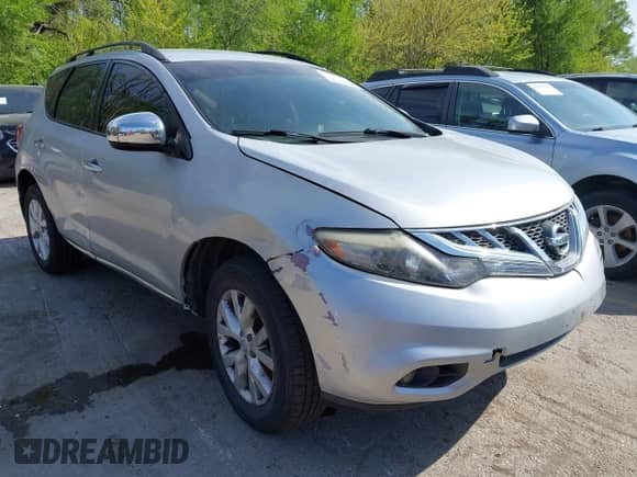 2014 Nissan Murano S with VIN JN8AZ1MW5EW532884, listed as a IAAI auction lot 42087579 with 232,084 mi miles and . Bid and sale history available at DreamBid. Image 6.