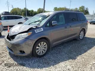 2012 Toyota Sienna LE with VIN 5TDJK3DCXCS037322, listed as a Copart auction lot 80159085 with 192,308 mi miles and Salvage title. Bid and sale history available at DreamBid. Image 1.
