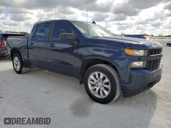 2022 Chevrolet Silverado 1500 Custom with VIN 1GCPWBEK5NZ227707, listed as a Copart auction lot 86012774 with 77,077 mi miles and Non repairable. Bid and sale history available at DreamBid. Image 4.