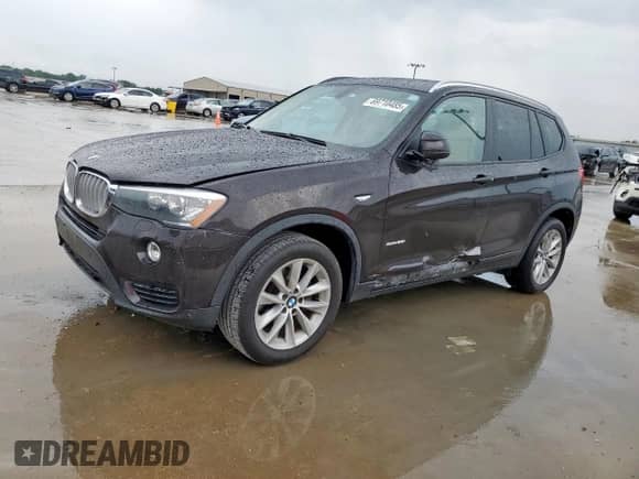 2016 BMW X3 sDrive28i with VIN 5UXWZ7C5XG0T42662, listed as a Copart auction lot 69710485 with 67,303 mi miles and Salvage title. Bid and sale history available at DreamBid. Image 1.