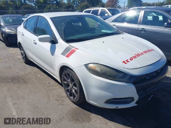 2016 Dodge Dart SE with VIN 1C3CDFAAXGD606151, listed as a IAAI auction lot 43468481 with 217,564 mi miles and . Bid and sale history available at DreamBid. Image 1.