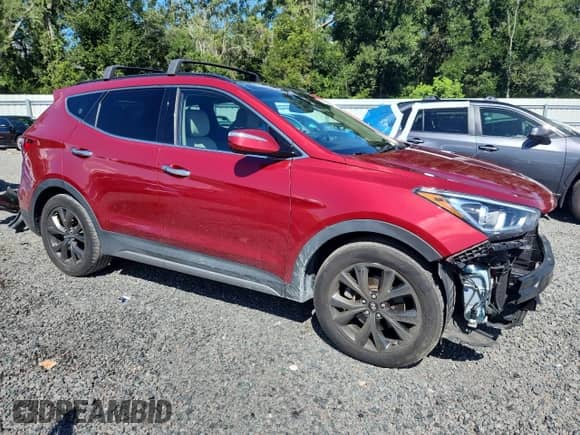2017 Hyundai Santa Fe Ultimate z VIN 5XYZWDLA2HG426358, wystawiony jako Copart lot #83987885 z przebiegiem 57 806 mil mil oraz Nie do naprawy • Non repairable. Historia ofert i sprzedaży dostępna na DreamBid. Obrazek 4.
