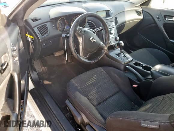 2012 Hyundai Genesis Coupe 2.0T with VIN KMHHT6KD2CU068984, listed as a Copart auction lot 61478935 with 104,911 mi miles and Salvage title. Bid and sale history available at DreamBid. Image 8.