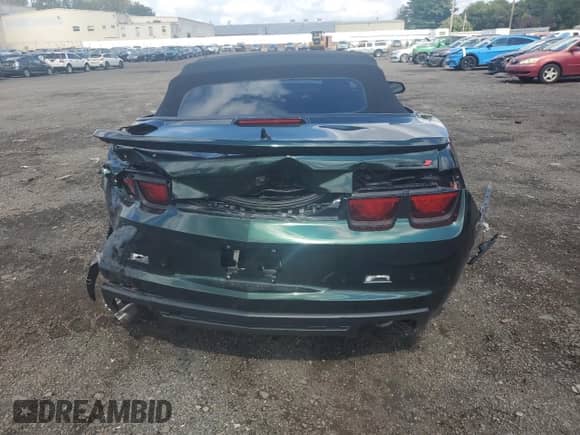 2013 Chevrolet Camaro ZL1 с VIN 2G1FL3DP0D9802949, выставлен на аукционе Copart как лот 71076815 с пробегом 38 458 миль миль и Списание • Salvage title. История ставок и продаж доступна на DreamBid. Изображение 6.