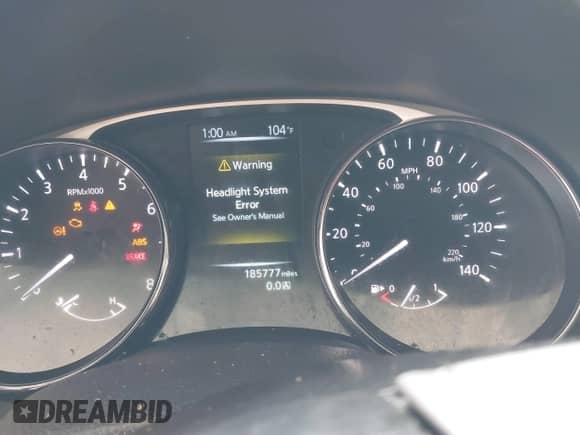 2016 Nissan Rogue SV with VIN 5N1AT2MN0GC774749, listed as a IAAI auction lot 43173621 with 185,777 mi miles and . Bid and sale history available at DreamBid. Image 7.
