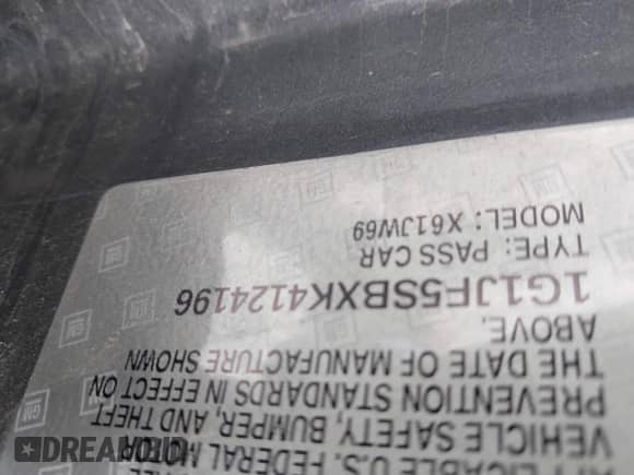 2019 Chevrolet Sonic Premier с VIN 1G1JF5SBXK4124196, выставлен на аукционе IAAI как лот 42169611 с пробегом 128 220 миль миль и . История ставок и продаж доступна на DreamBid. Изображение 9.