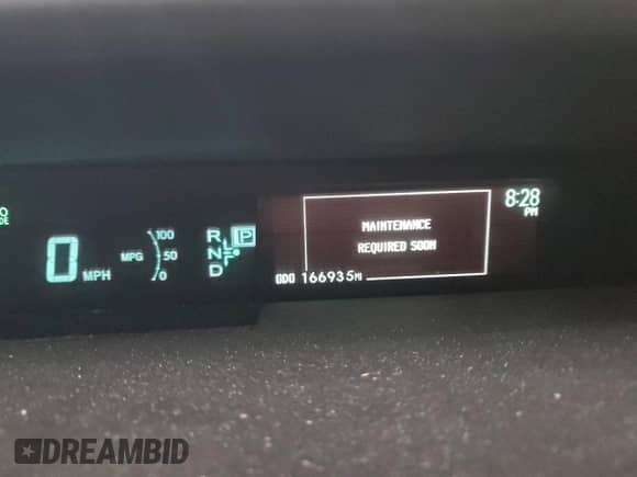 2012 Toyota Prius One с VIN JTDKN3DU0C1500392, выставлен на аукционе Copart как лот 71504665 с пробегом 166 935 миль миль и Списание • Salvage title. История ставок и продаж доступна на DreamBid. Изображение 9.