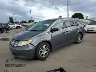 2013 Honda Odyssey EX-L с VIN 5FNRL5H68DB016510, выставлен на аукционе Copart как лот 82164885 с пробегом 353 830 миль миль и Чистый • Clean title. История ставок и продаж доступна на DreamBid. Изображение 1.