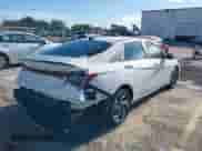 2025 Hyundai Elantra Blue with VIN KMHLM4DJXSU123355, listed as a IAAI auction lot 43148865 with 12,249 mi miles and . Bid and sale history available at DreamBid. Image 4.