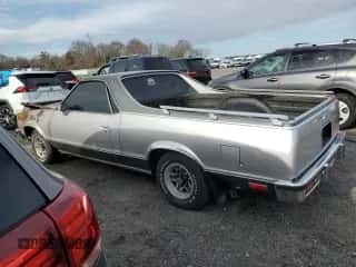 1985 Chevrolet El Camino z VIN 3GCCW80H0FS917778, wystawiony jako Copart lot #48815225 z przebiegiem Nie podano mil oraz Czysty tytuł • Clean title. Historia ofert i sprzedaży dostępna na DreamBid. Obrazek 2.