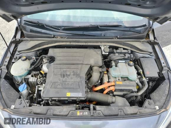 2017 Hyundai Ioniq Blue with VIN KMHC65LC1HU023933, listed as a Copart auction lot 68729785 with 94,381 mi miles and Salvage title. Bid and sale history available at DreamBid. Image 11.