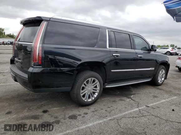 2018 Cadillac Escalade with VIN 1GYS4GKJ7JR187899, listed as a Copart auction lot 55578765 with 168,024 mi miles and Salvage title. Bid and sale history available at DreamBid. Image 3.