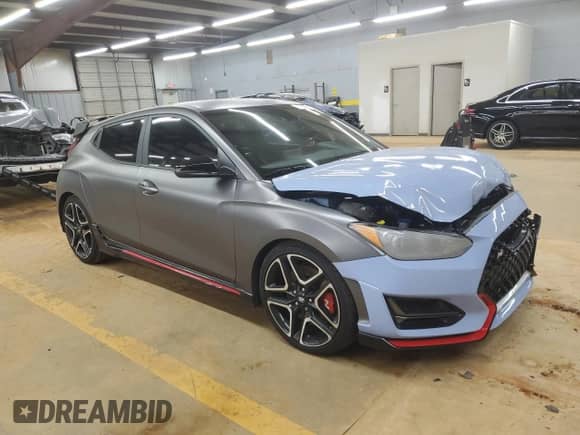2022 Hyundai Veloster z VIN KMHT36AH1NU012200, wystawiony jako Copart lot #65205535 z przebiegiem 39 074 mil mil oraz Szkoda całkowita • Salvage title. Historia ofert i sprzedaży dostępna na DreamBid. Obrazek 4.