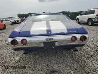 1972 Chevrolet Chevelle with VIN 1D37U2R572007, listed as a Copart auction lot 61986724 with 304,156 mi miles and Salvage title. Bid and sale history available at DreamBid. Image 6.