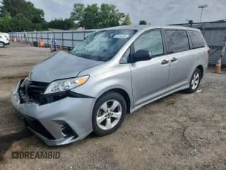2019 Toyota Sienna L with VIN 5TDZZ3DC3KS014333, listed as a Copart auction lot 66344395 with 64,773 mi miles and Salvage title. Bid and sale history available at DreamBid. Image 1.