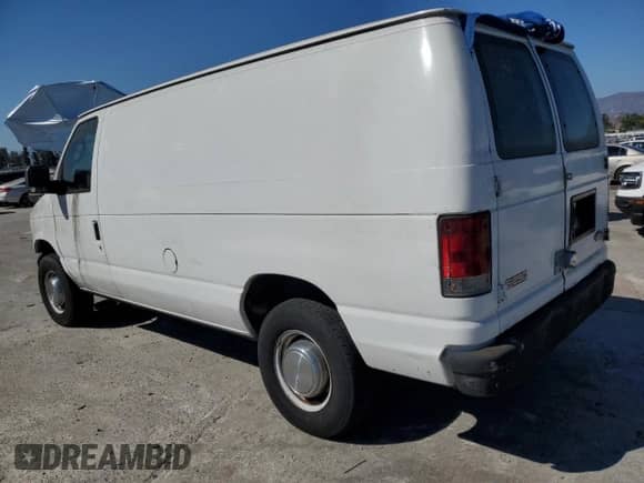 2003 Ford Econoline Cargo z VIN 1FTNE24W33HC00264, wystawiony jako Copart lot #63389065 z przebiegiem Nie podano mil oraz Szkoda całkowita • Salvage title. Historia ofert i sprzedaży dostępna na DreamBid. Obrazek 2.