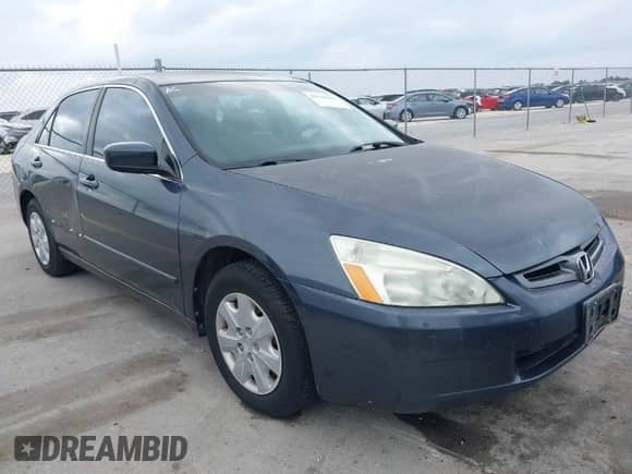 2003 Honda Accord LX with VIN 1HGCM56433A085599, listed as a IAAI auction lot 41720441 with 136,756 mi miles and . Bid and sale history available at DreamBid. Image 1.