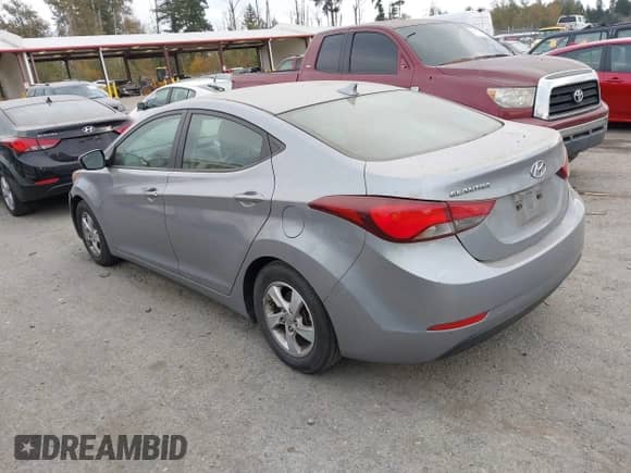 2015 Hyundai Elantra SE with VIN 5NPDH4AE4FH622446, listed as a IAAI auction lot 43477070 with 131,860 mi miles and . Bid and sale history available at DreamBid. Image 3.