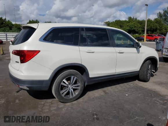 2018 Honda Pilot EX-L z VIN 5FNYF6H51JB014013, wystawiony jako Copart lot #87452675 z przebiegiem 54 267 mil mil oraz Czysty tytuł • Clean title. Historia ofert i sprzedaży dostępna na DreamBid. Obrazek 3.