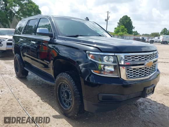 2019 Chevrolet Tahoe LS with VIN 1GNSKAKC0KR359757, listed as a IAAI auction lot 42696398 with Not provided miles and . Bid and sale history available at DreamBid. Image 1.