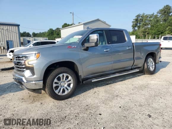 2025 Chevrolet Silverado 1500 LTZ с VIN 1GCUKGED1SZ264780, выставлен на аукционе Copart как лот 61862695 с пробегом 153 миль миль и Списание • Salvage title. История ставок и продаж доступна на DreamBid. Изображение 1.