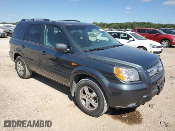 2006 Honda Pilot EX z VIN 5FNYF28426B021429, wystawiony jako Copart lot #70180065 z przebiegiem 204 490 mil mil oraz Czysty tytuł • Clean title. Historia ofert i sprzedaży dostępna na DreamBid. Obrazek 4.