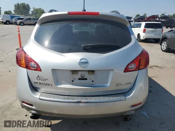2010 Nissan Murano SL with VIN JN8AZ1MW5AW119549, listed as a Copart auction lot 80465805 with 129,923 mi miles and Salvage title. Bid and sale history available at DreamBid. Image 6.