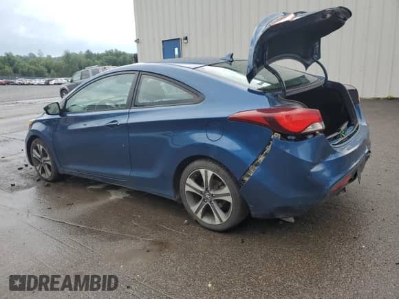 2014 Hyundai Elantra with VIN KMHDH6AH8EU028657, listed as a Copart auction lot 66521415 with 148,505 mi miles and Salvage title. Bid and sale history available at DreamBid. Image 2.