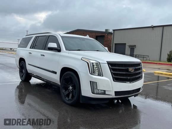 2016 Cadillac Escalade ESV Premium Collection with VIN 1GYS4JKJ3GR235968, listed as a Copart auction lot 90297385 with 194,207 mi miles and Clean title. Bid and sale history available at DreamBid. Image 1.