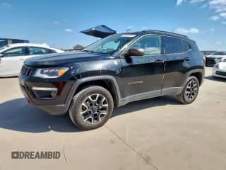 2021 Jeep Compass Trailhawk with VIN 3C4NJDDB0MT599027, listed as a Copart auction lot 68753035 with 95,873 mi miles and Clean title. Bid and sale history available at DreamBid. Image 1.