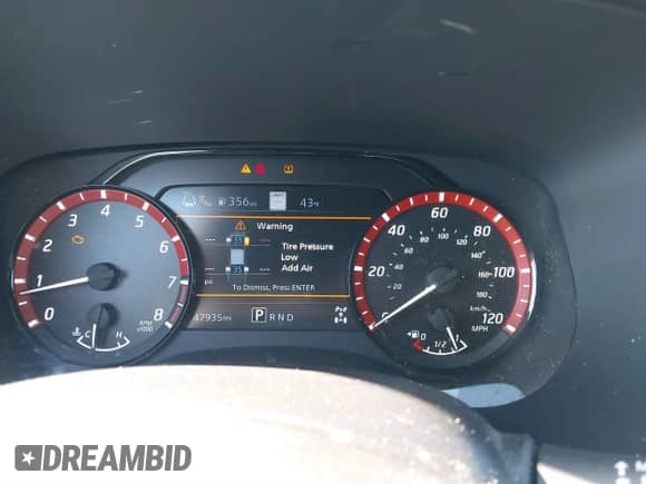 2022 Nissan Frontier SV with VIN 1N6ED1EKXNN666736, listed as a IAAI auction lot 41654456 with 47,935 mi miles and . Bid and sale history available at DreamBid. Image 7.