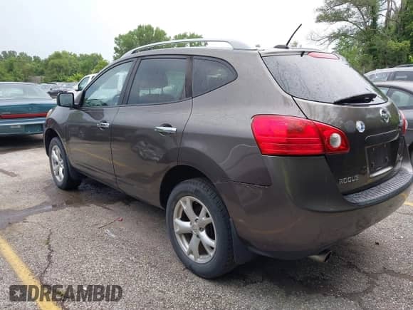2010 Nissan Rogue S with VIN JN8AS5MV9AW126426, listed as a IAAI auction lot 42691348 with 145,567 mi miles and . Bid and sale history available at DreamBid. Image 3.
