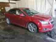 2013 Chevrolet Cruze LTZ with VIN 1G1PG5SB5D7302217, listed as a Copart auction lot 82075005 with 98,298 mi miles and Salvage title. Bid and sale history available at DreamBid. Image 4.