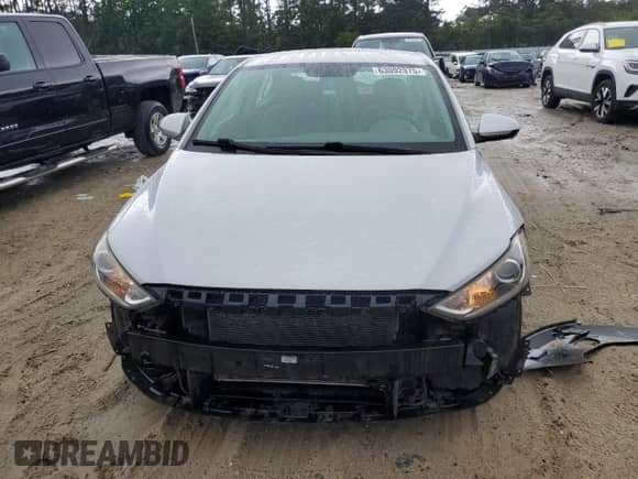 2017 Hyundai Elantra Value Edition with VIN KMHD84LFXHU206217, listed as a Copart auction lot 63092975 with 101,231 mi miles and Salvage title. Bid and sale history available at DreamBid. Image 5.