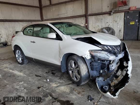 2011 Nissan Murano with VIN JN8AZ1FY8BW002287, listed as a Copart auction lot 66268995 with Not provided miles and Salvage title. Bid and sale history available at DreamBid. Image 4.