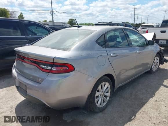 2014 Dodge Dart SXT with VIN 1C3CDFBB6ED822258, listed as a IAAI auction lot 43276050 with 126,919 mi miles and . Bid and sale history available at DreamBid. Image 4.
